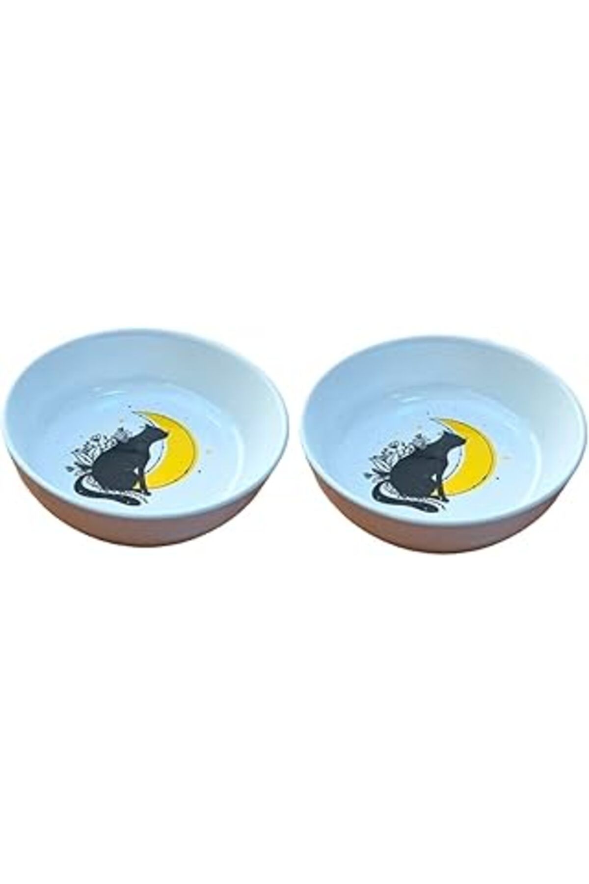 NETWORK ART Glipet 2'li Yıkanabilir Seramik Mama Ve Su Kabı 14 Cm 250 ml No:5