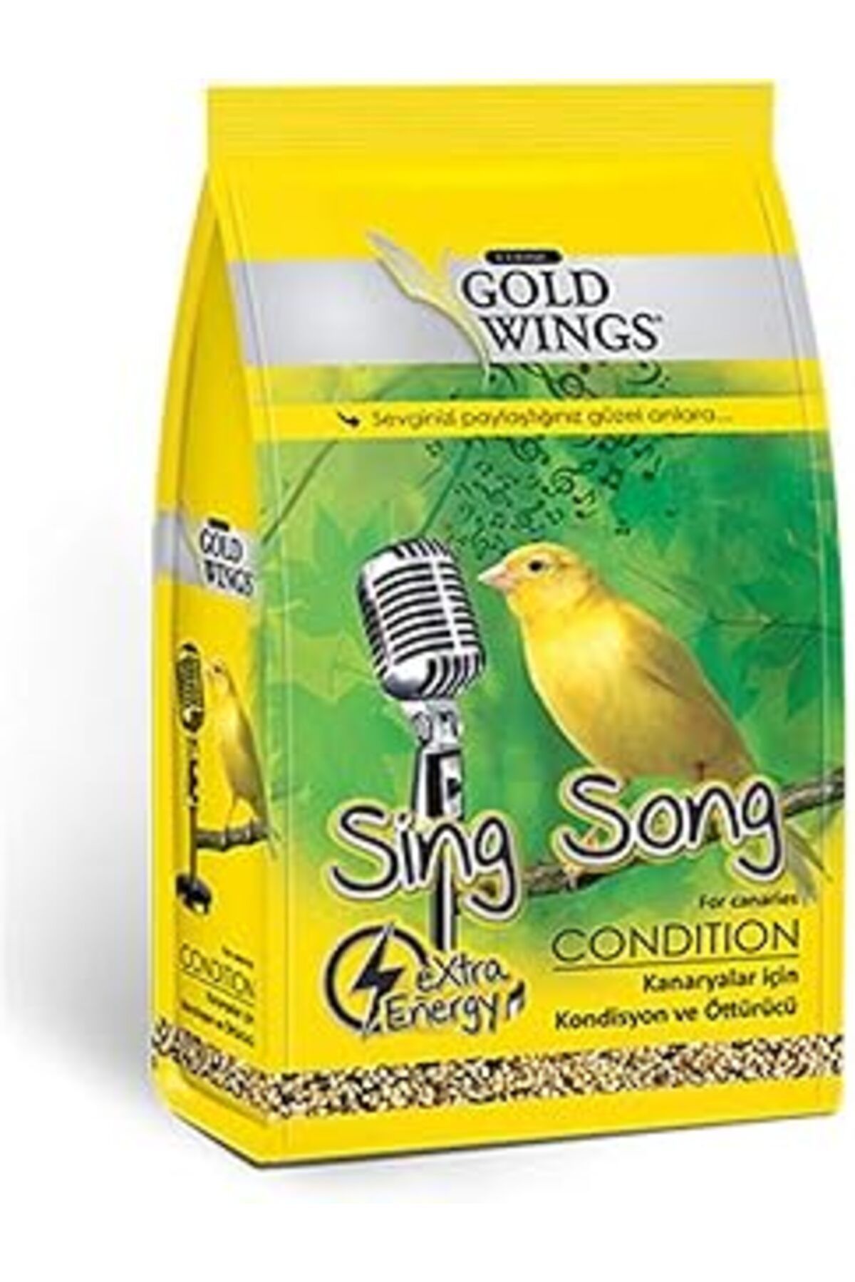 Mu Art Ahşap Gold Wings Classic Kanarya Kondisyon Artırıcı, Öttürücü Yem 150 Gr