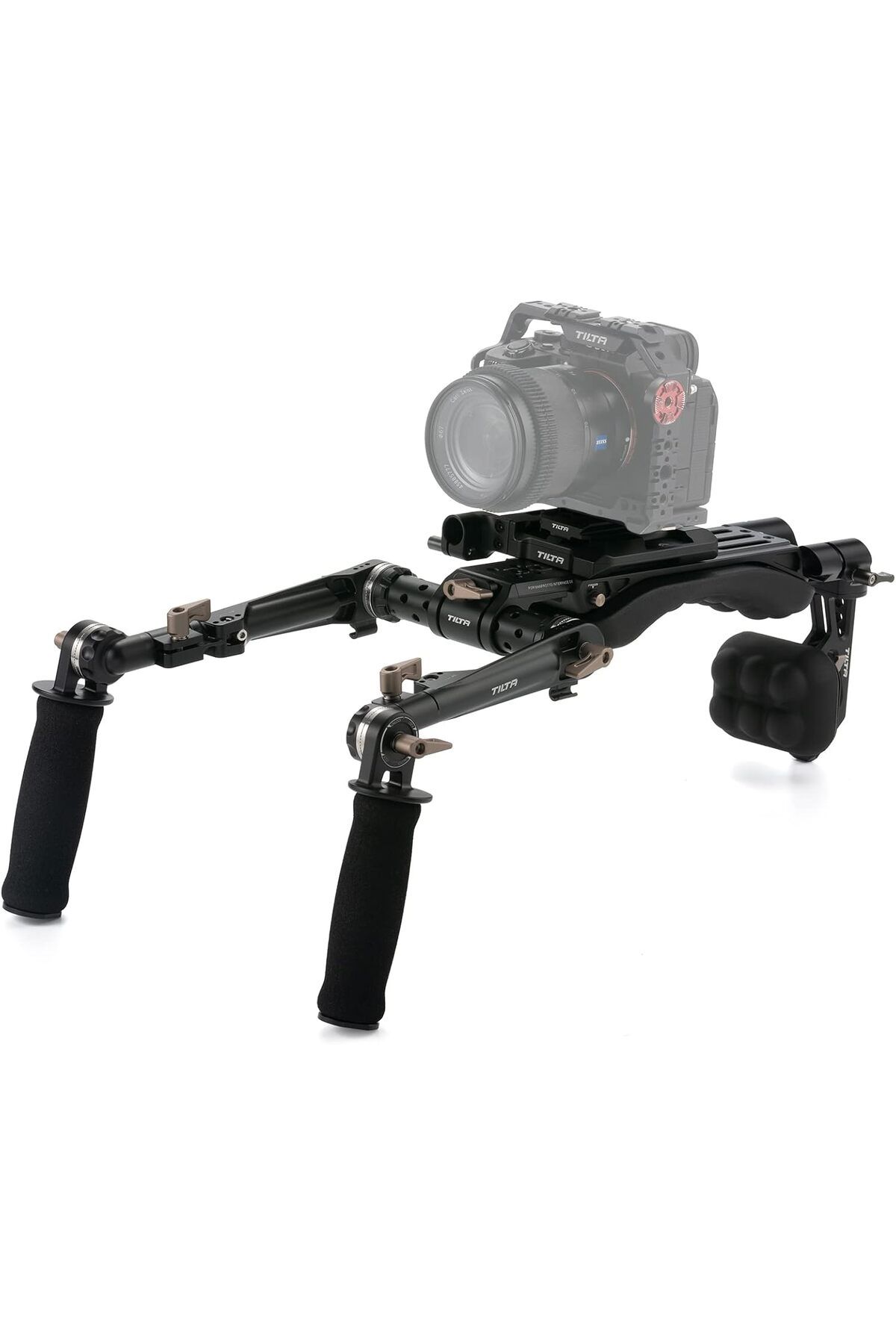 GÜMRÜK BEY TILTA TA-LSR-B Hafif Omuz Donanım Seti Lightweight Shoulder Rig Çift Taban Plate Koruma Çantalı