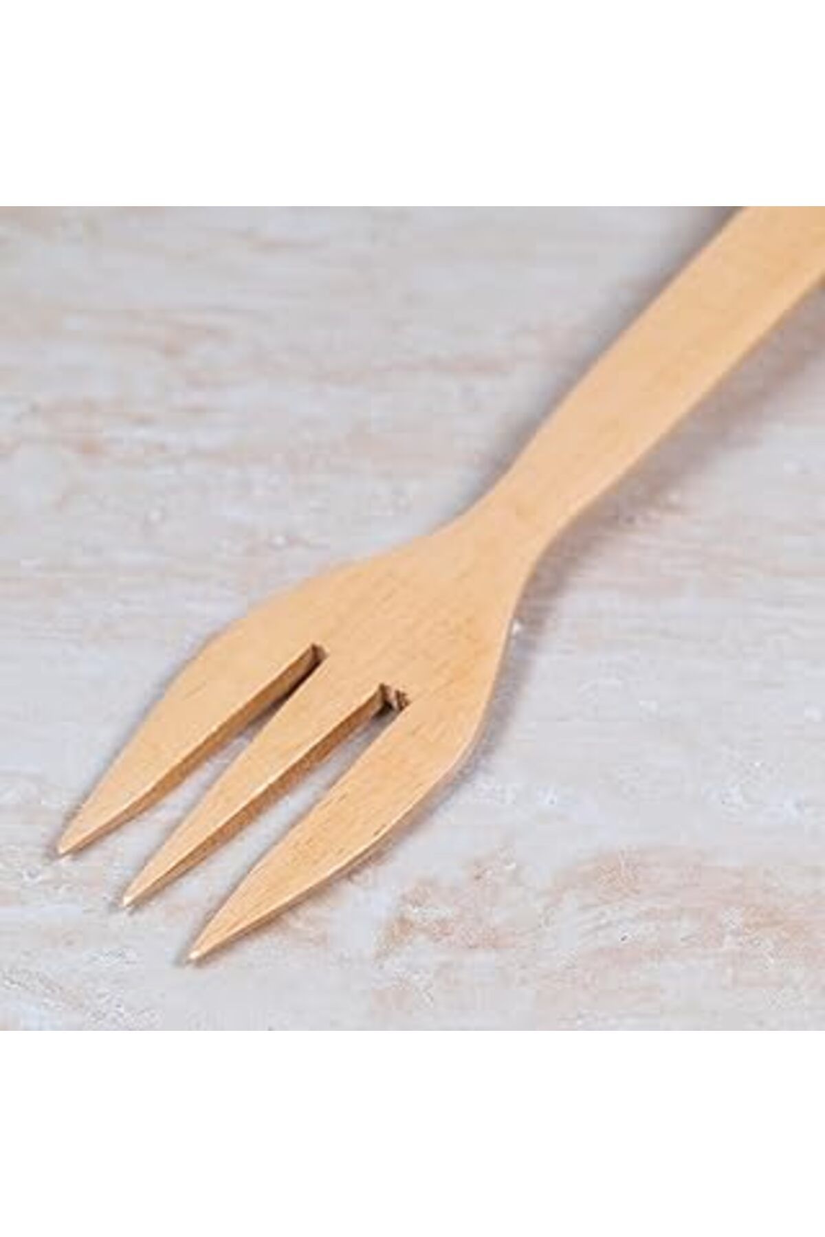 ASİTAN Ulu Ahşap Vernikli Çatal Servis 28 Cm