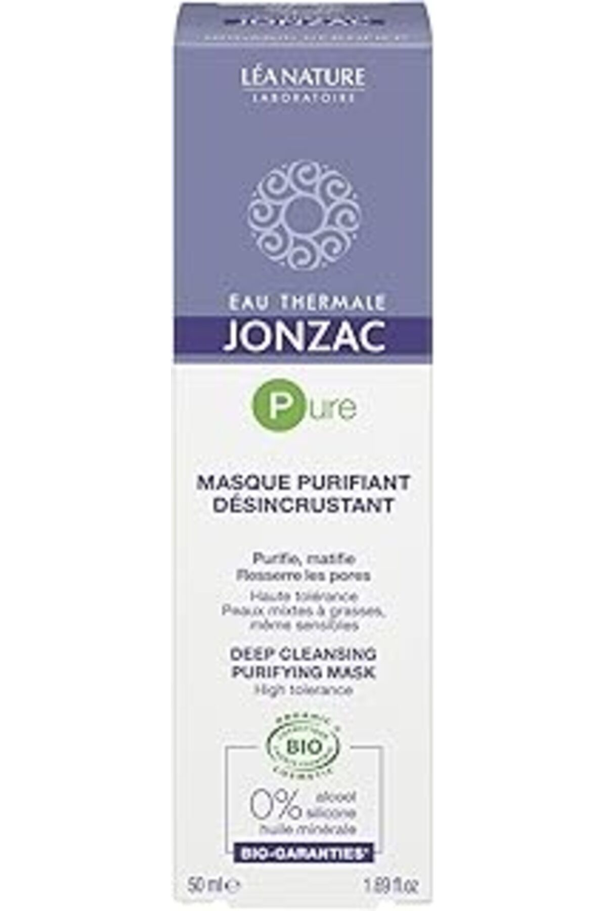 ASİTAN Jonzac Pure Akneye Eğilimli Yağlı Ciltler Için Organik Arındırıcı Maske 50 ml