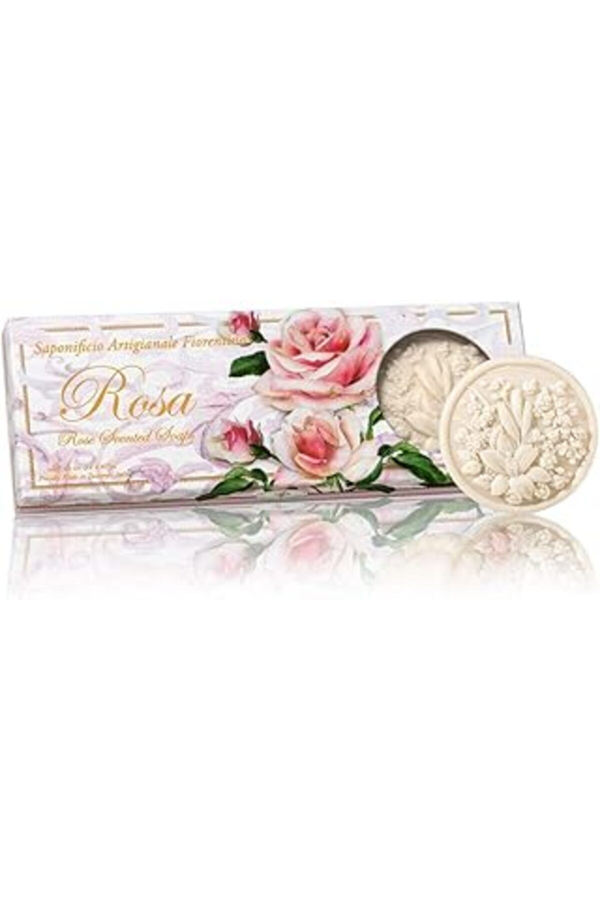 Mu Art Ahşap Saponificio Artigianale Fiorentino Sabun 3X125 Gr - Rose