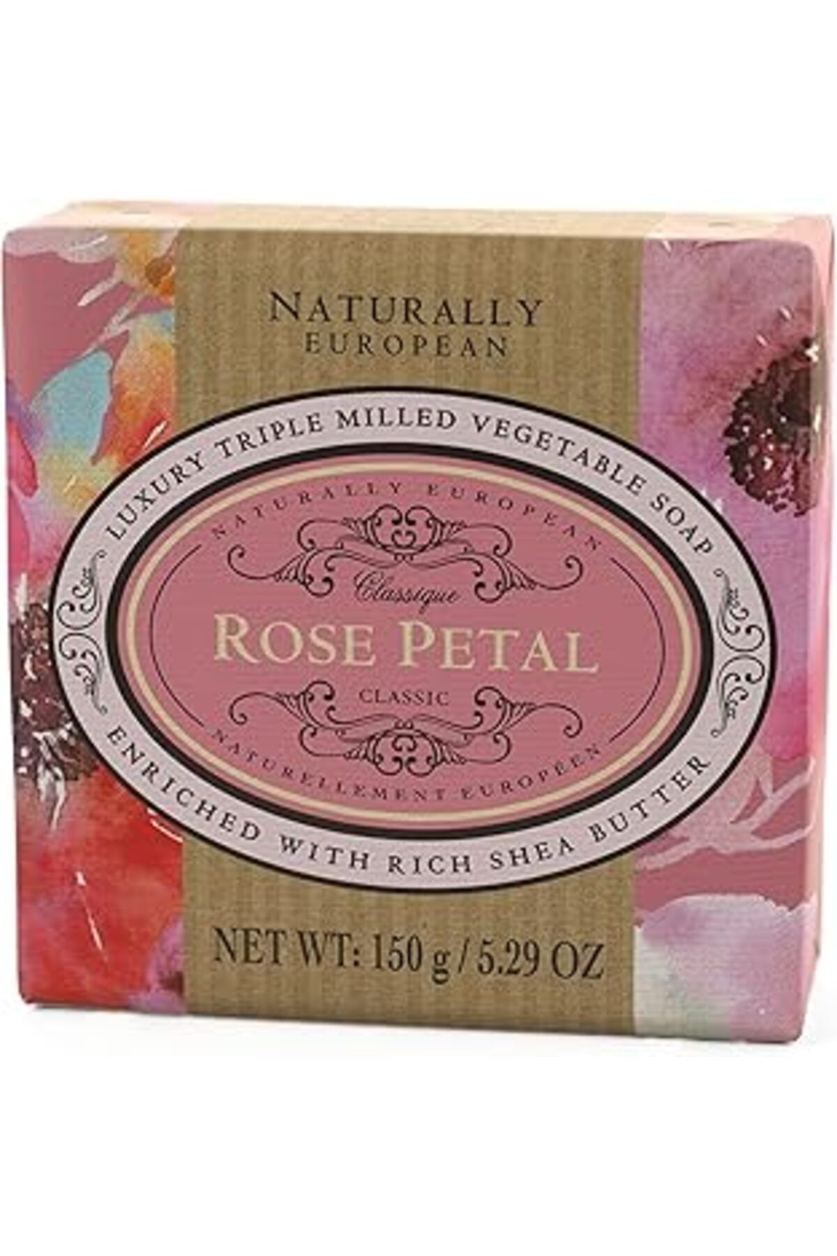 Mu Art Ahşap Naturally European Sabun Rose Petal 150 Gr