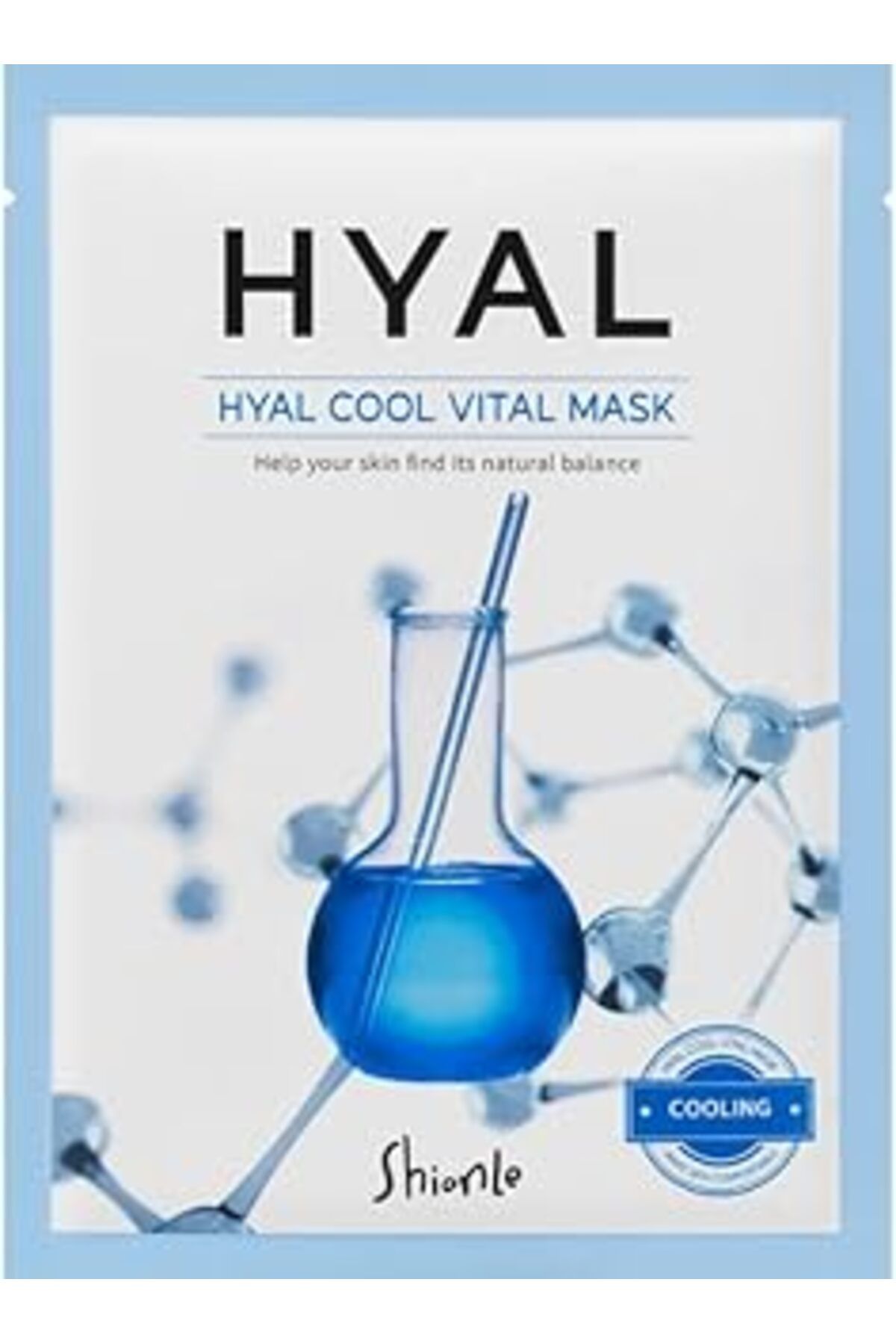 ASİTAN Hyaluronik Asit Ve Soğutucu Etkili Hyal Kore Kağıt Yüz Maskesi