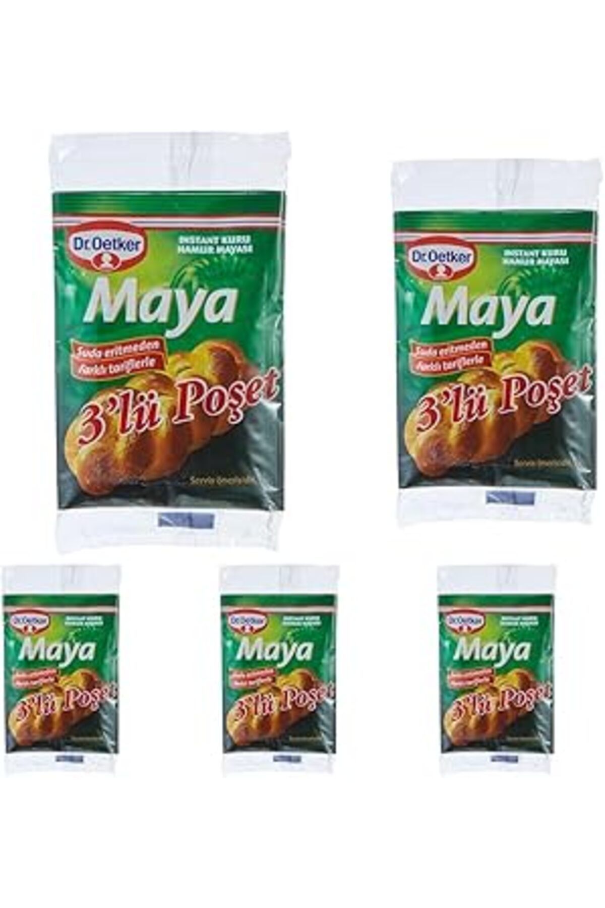 ASİTAN Dr. Oetker Instant Maya 3'Lü 5Li Paket
