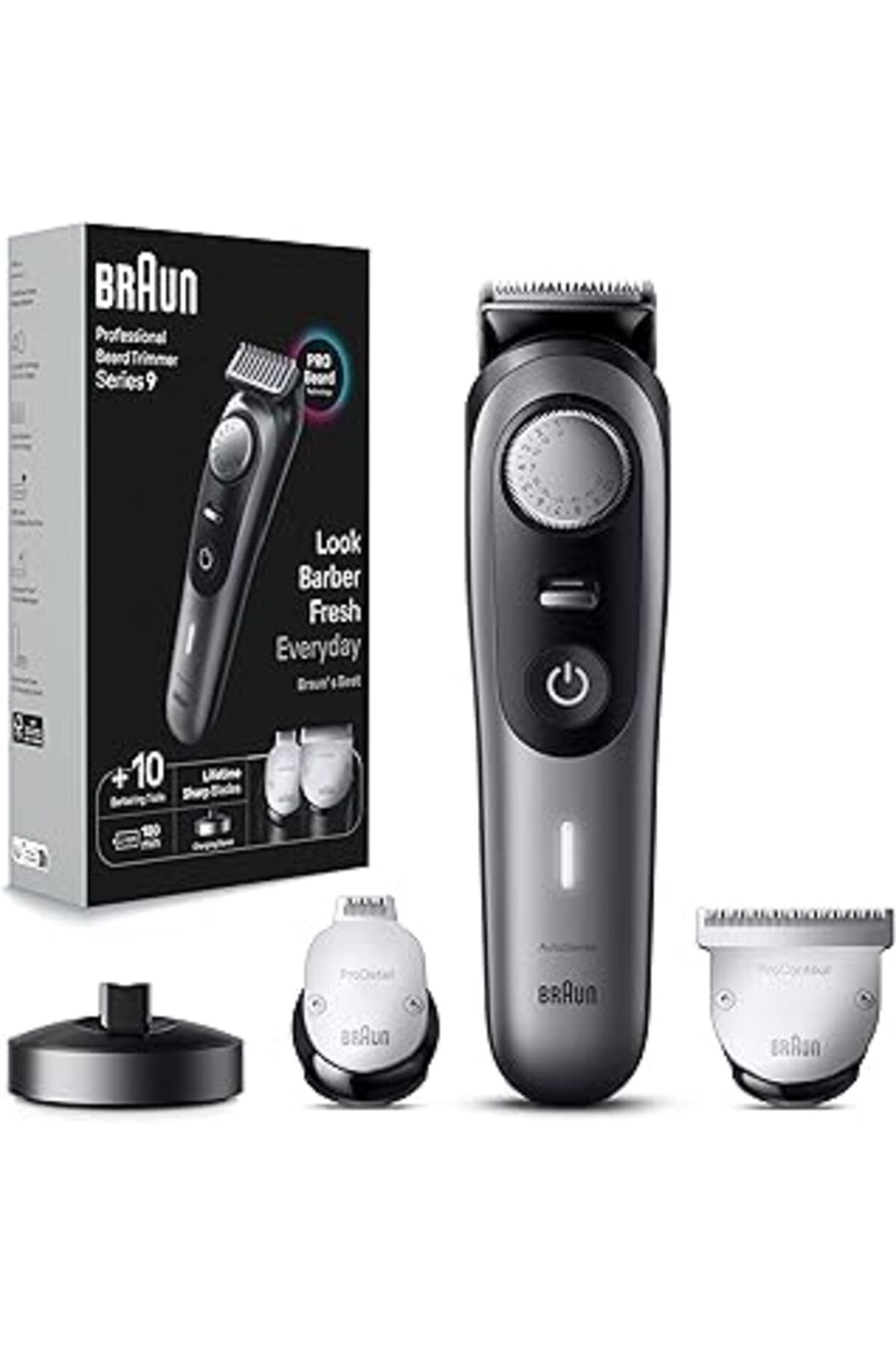 Qedii Braun Series 9 Bt9420 Profesyonel Sakal Düzeltici, Berber Araçları Dahil