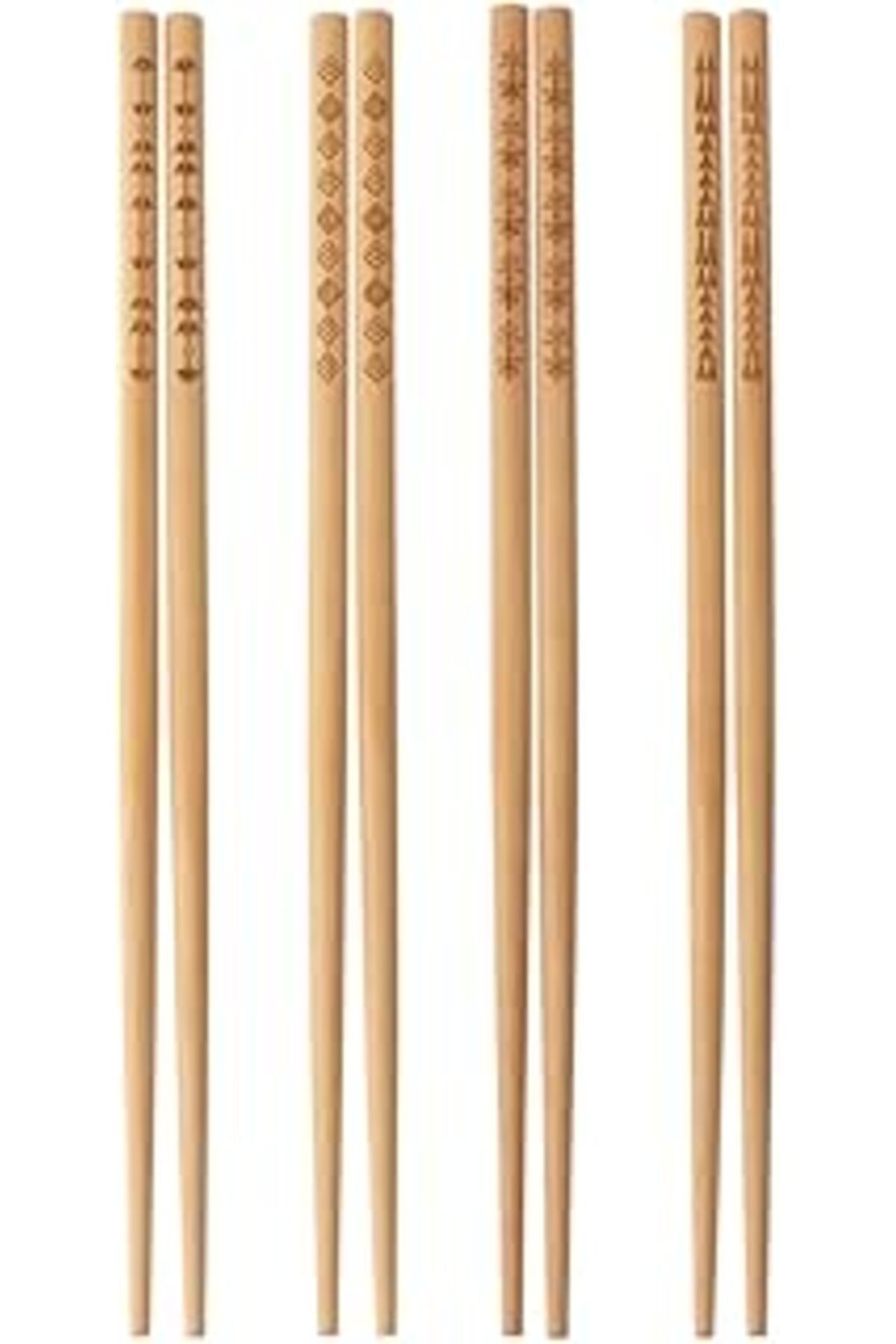 ASİTAN Antagen Trebent Yemek Çubuğu Çin Japon Yemek Çubuğu Chopstick 4 Adet X 1 Paket