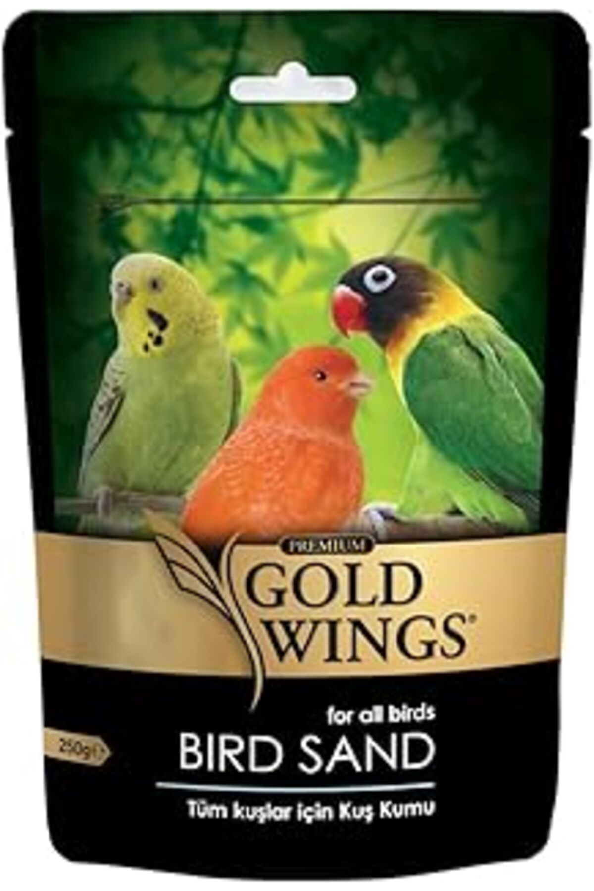 Mu Art Ahşap Gold Wings Premium Kuş Kumu 250 G