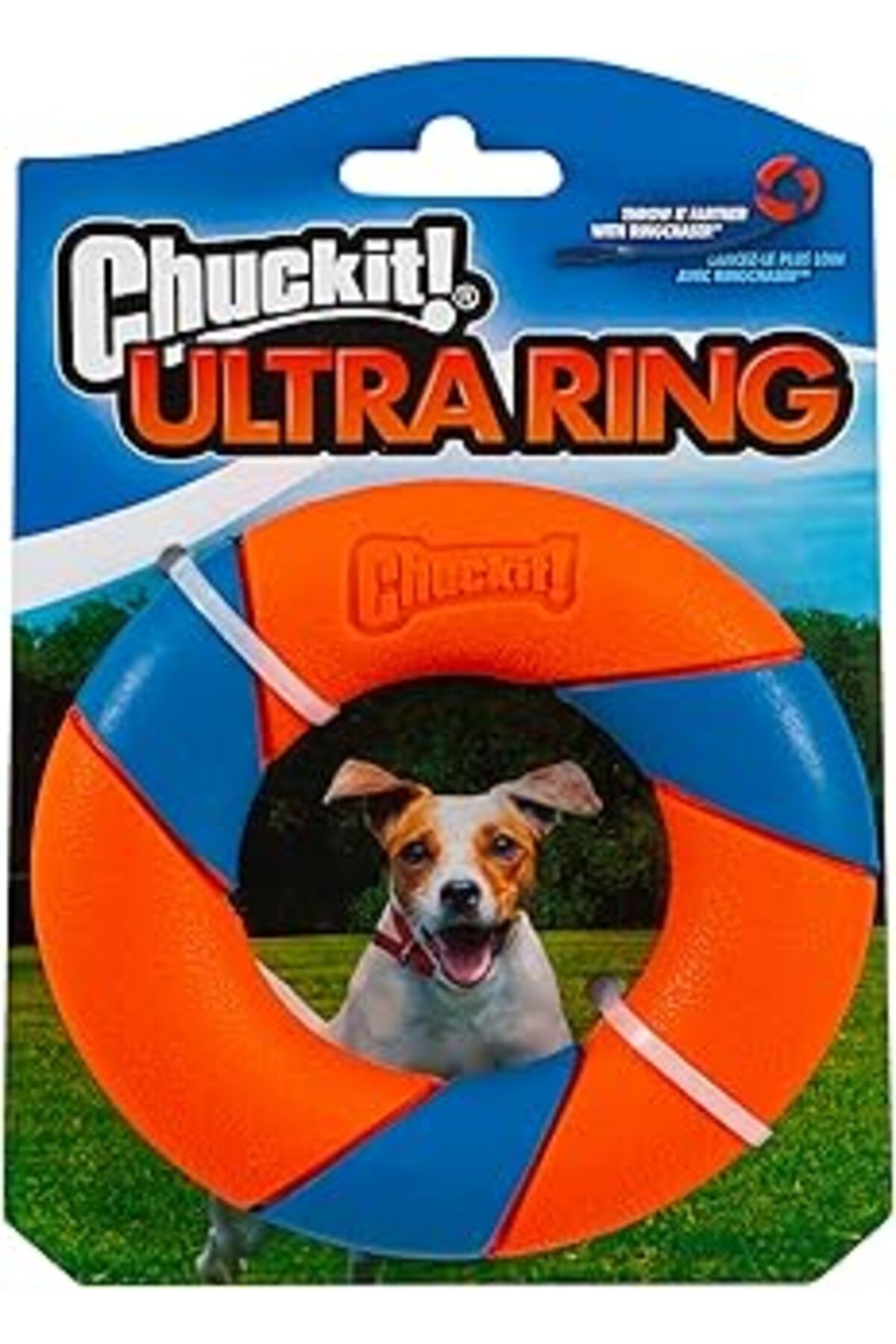 NETWORK ART Chuckit! Ultra Ring Kauçuk Köpek Oyuncağı – Yüksek Görünürlük, Uzun Ömürlü Çiğneme Oyuncağı – Farkl