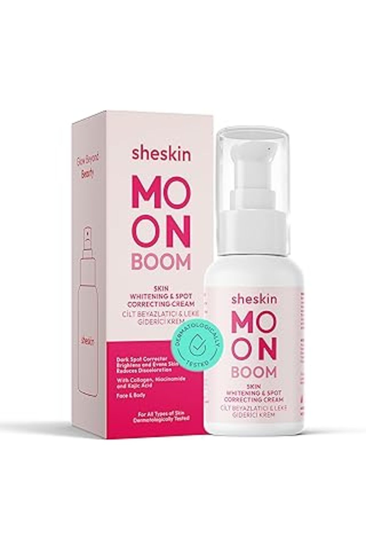 Mu Art Ahşap Sheskin Moon Boom Cilt Beyazlatıcı Ton Eşitleyici Ve Leke Önleyici