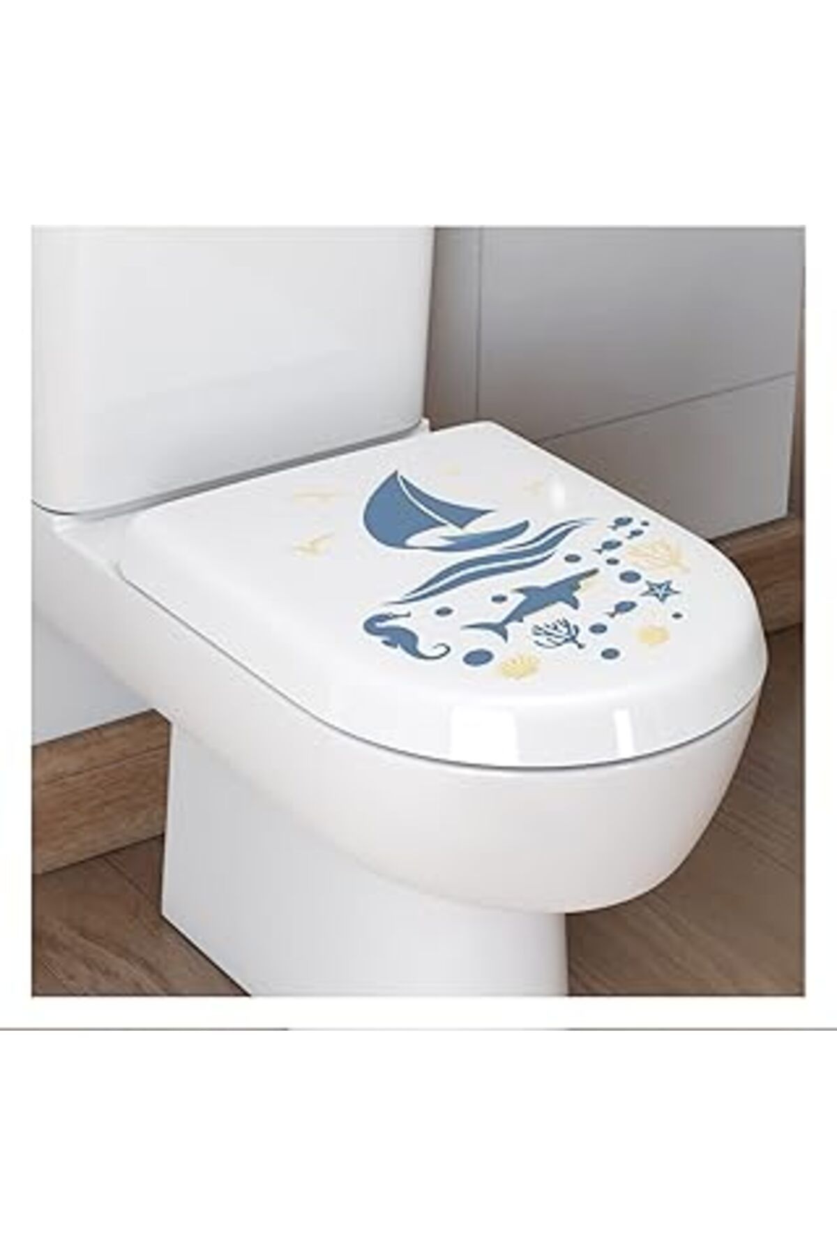 Qedii Artikel Yelken Klozet Sticker