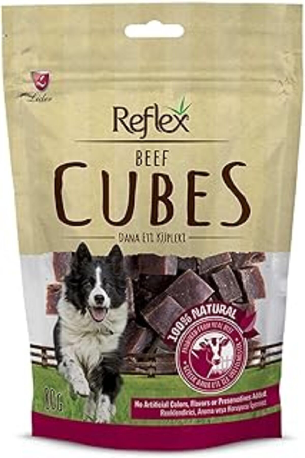 ASİTAN Biftekli Küp Dilimli Köpek Ödül Mamasi 80 G