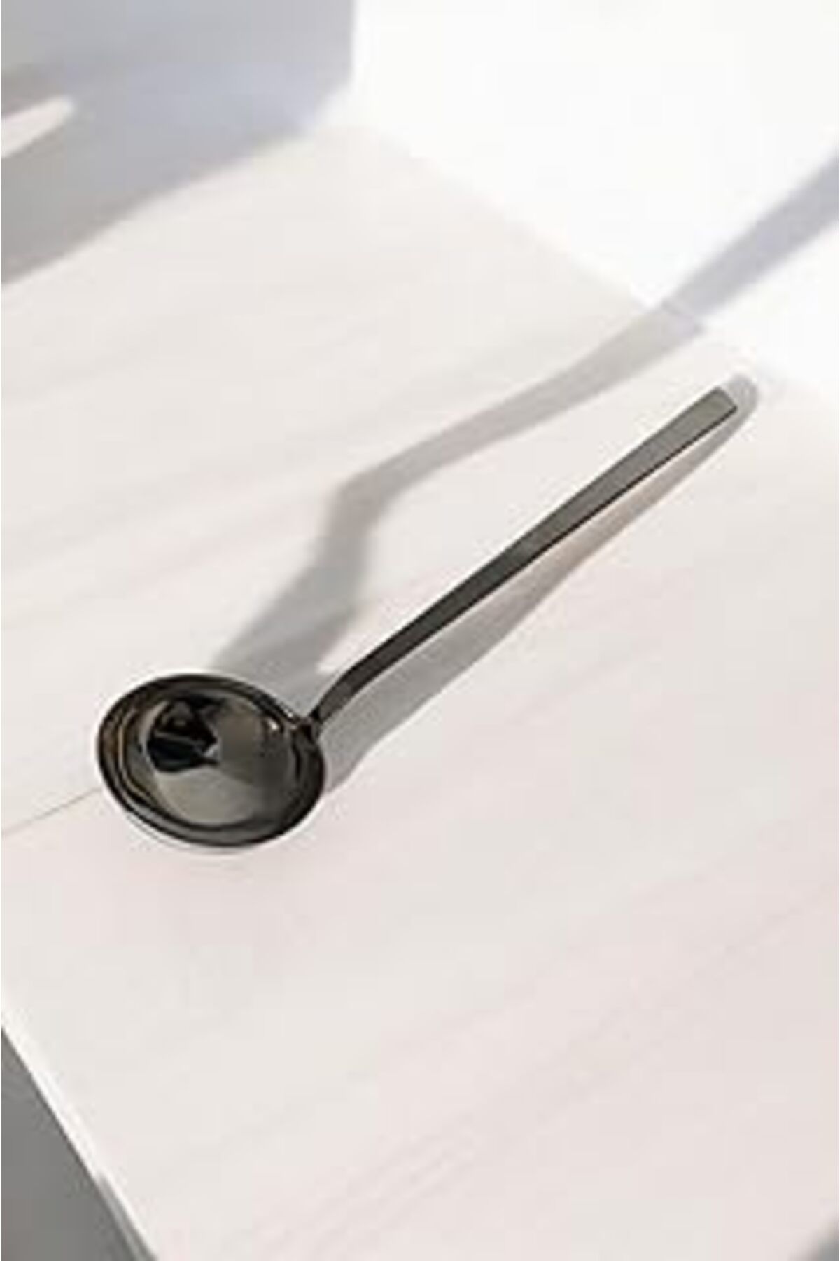 Mu Art Ahşap Çelik Servis Kepçesi -28 Cm Paslanmaz Ve Kararmaz