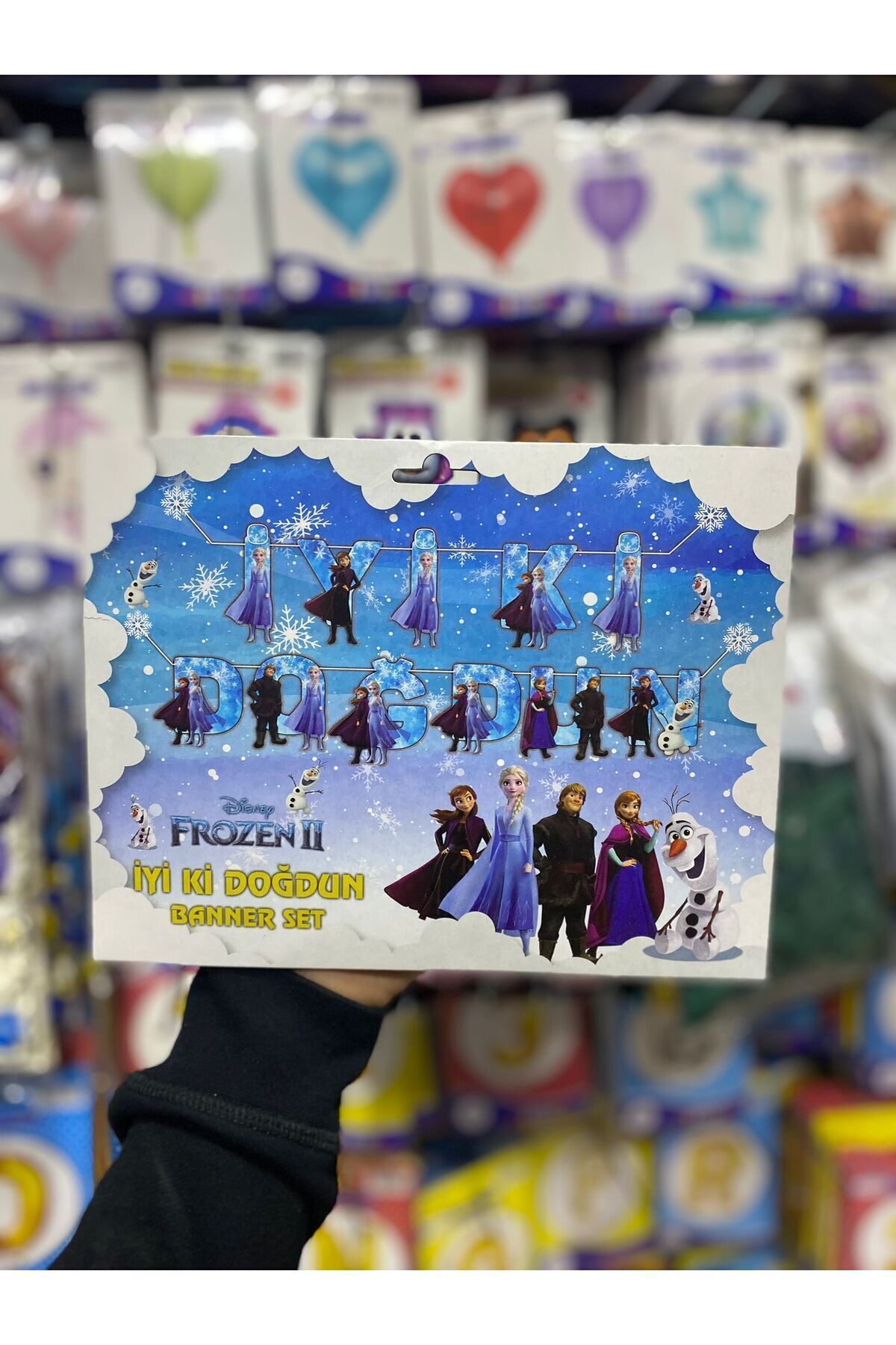 Baloncum Frozen İyi ki Doğdun Banner - Doğum Günü Ürünleri
