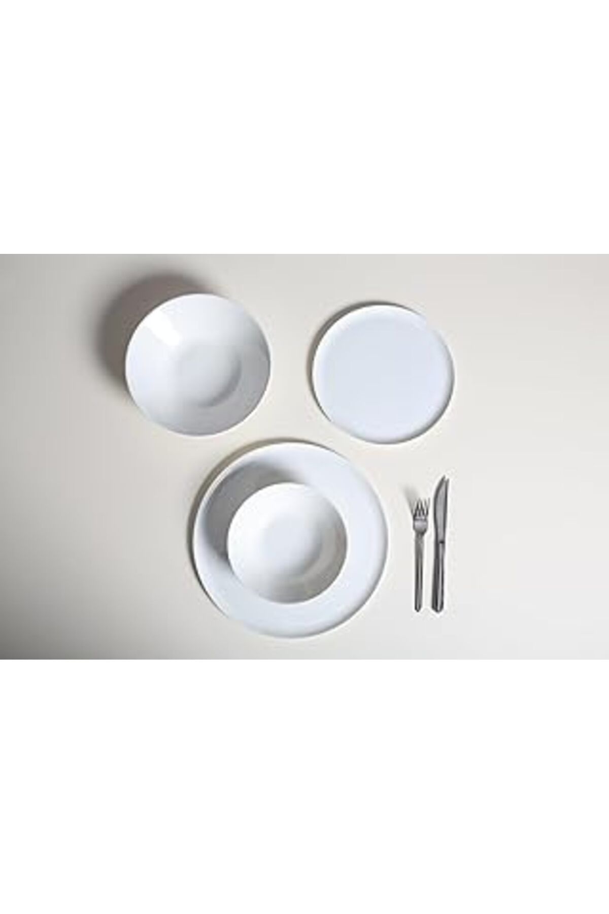 Mu Art Ahşap Porland Grazia Alumilite 24 Parça 6 Kişilik Yemek Takımı