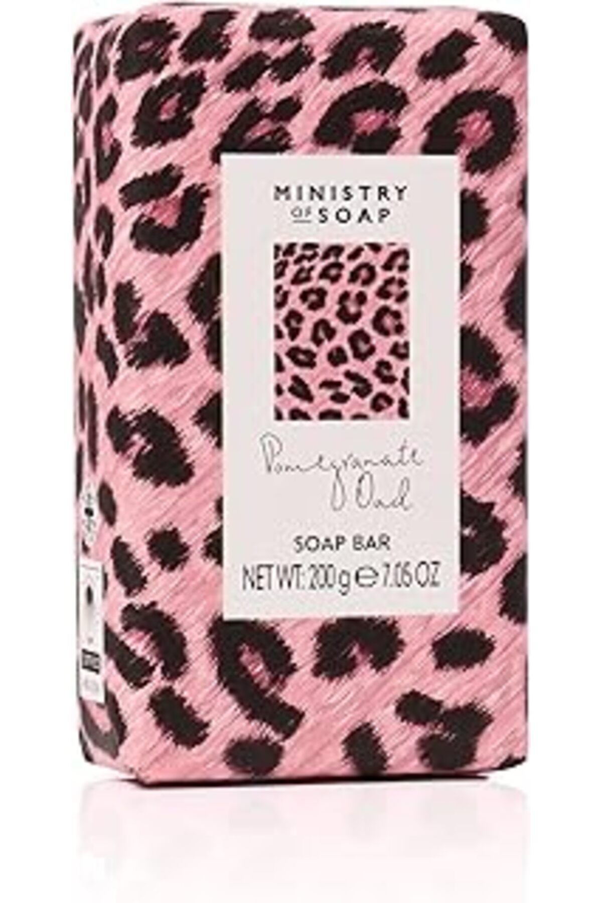 Mu Art Ahşap Ministry Of Soap Sabun Bar Wild Side Pink Leopard Pomegranate & Oud 200 Gr