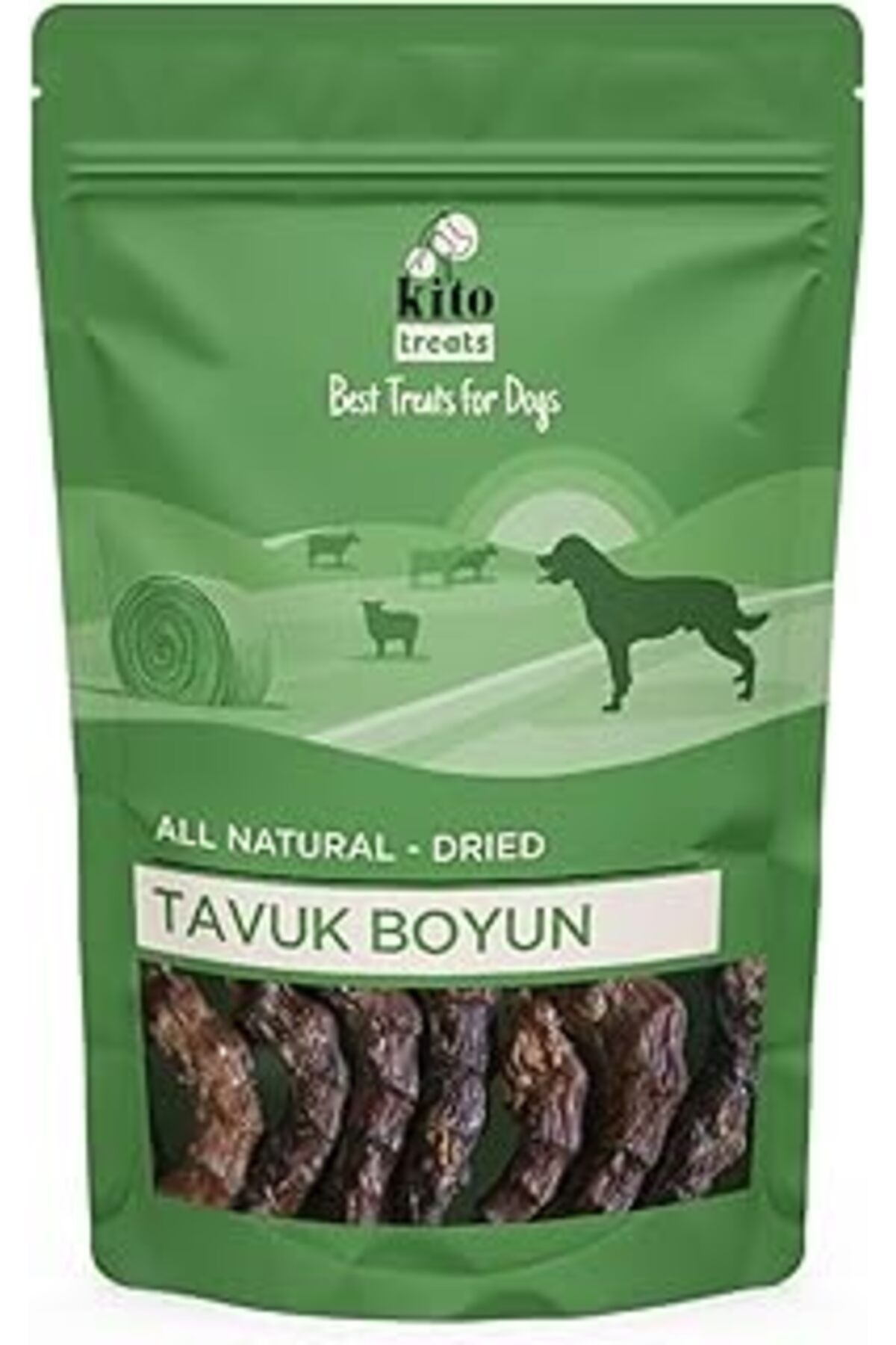 NETWORK ART Kito Tavuk Boyun Çiğnemelik Köpek Ödül Maması%100 Doğal, Glutensiz, Organik 100 Gr (Dog Treat)