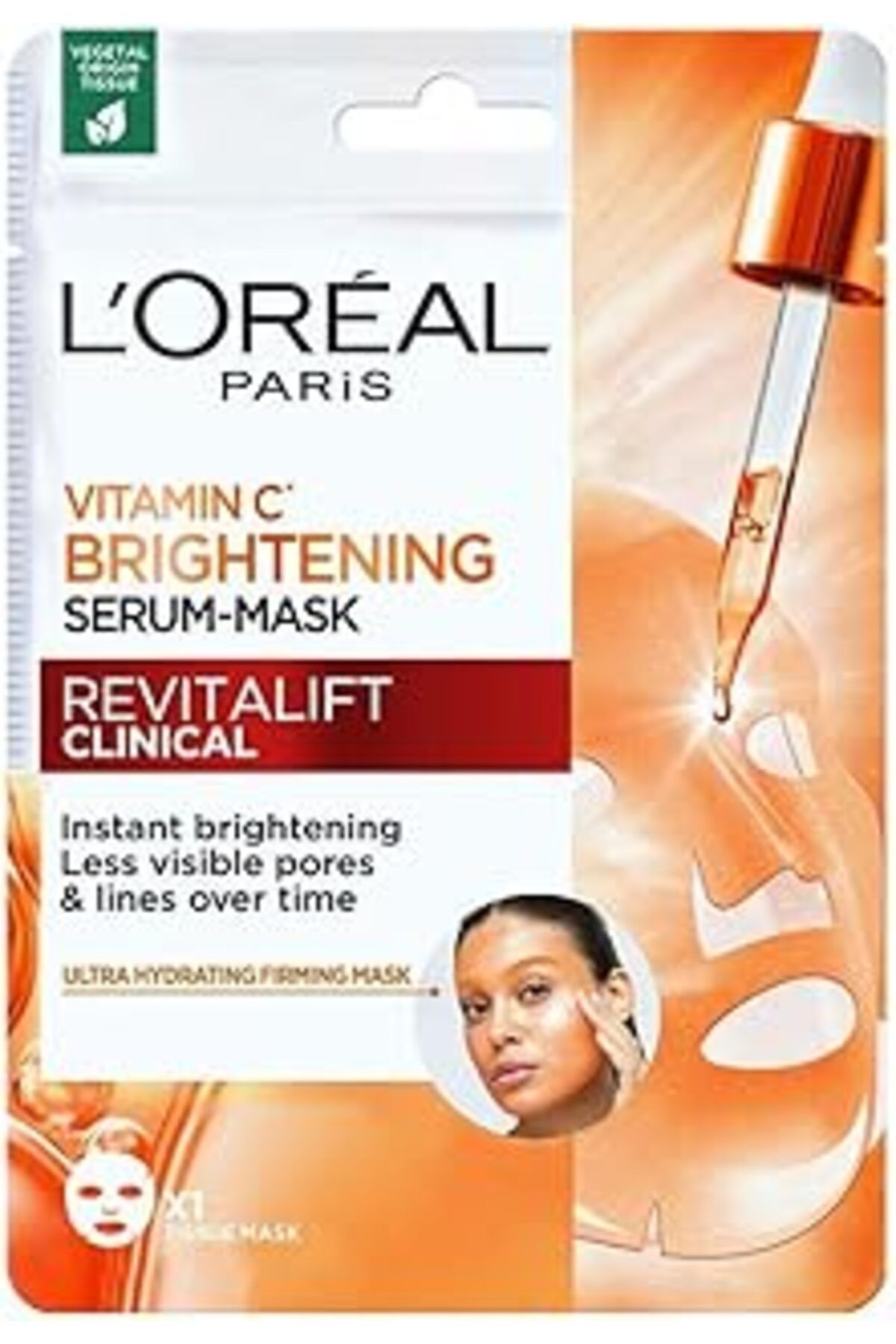 ASİTAN Paris Revitalift Clinical Anında Aydınlatıcı C Vitamini Serum Etkili Maske