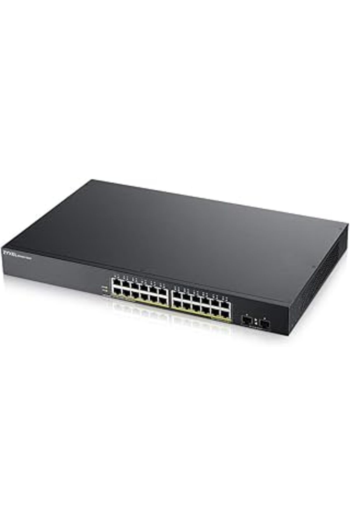 Qedii Zyxel 24-Port 10/100/1000 Gigabit Poe Switch | Smartmanaged | Rack Mount | 24 Poe + Port | 170 Watt
