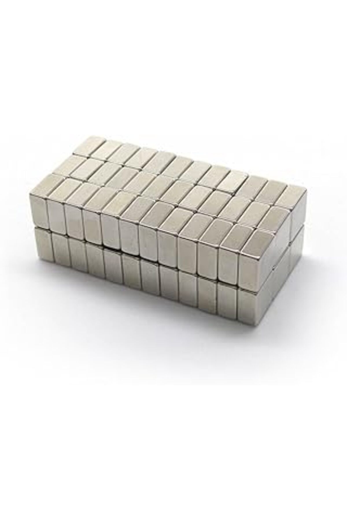 Qedii 10 Adet Neodyum Mıknatıs, Çap 10x10x5 Mm Kare Magnet Süper Güçlü Magnet