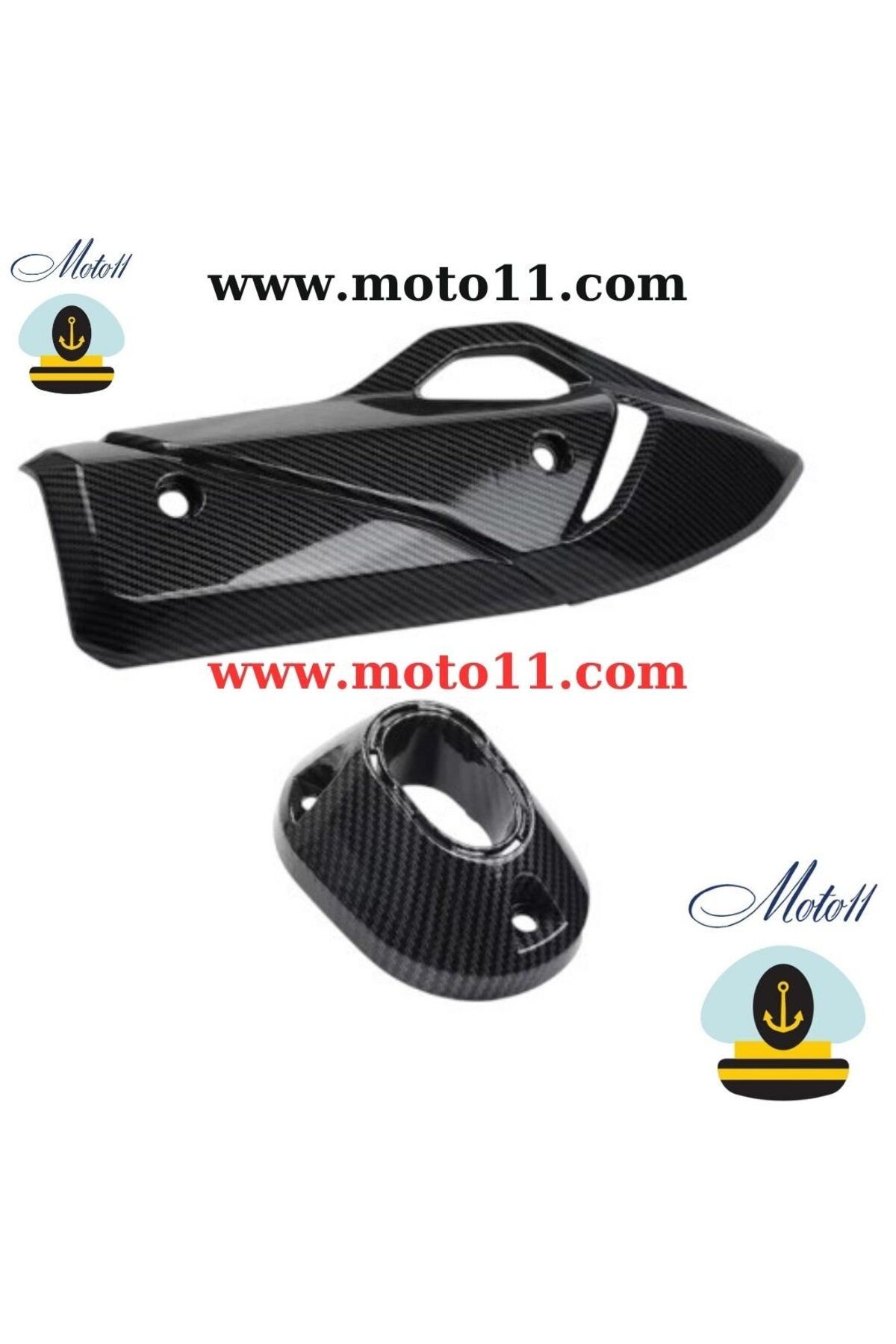 Honda Pcx 125 Egzoz Koruma Fiber Karbon 2021 2024 | Moto11