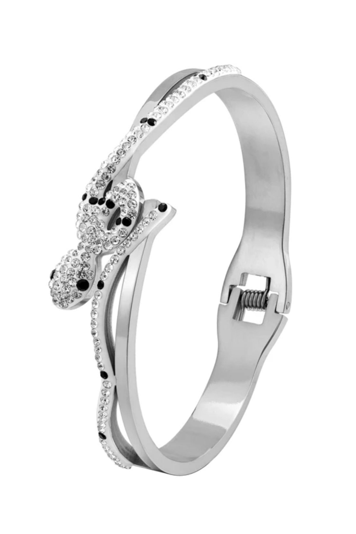 laria jewelry Motifli Yılan model Kelepçe Bileklik