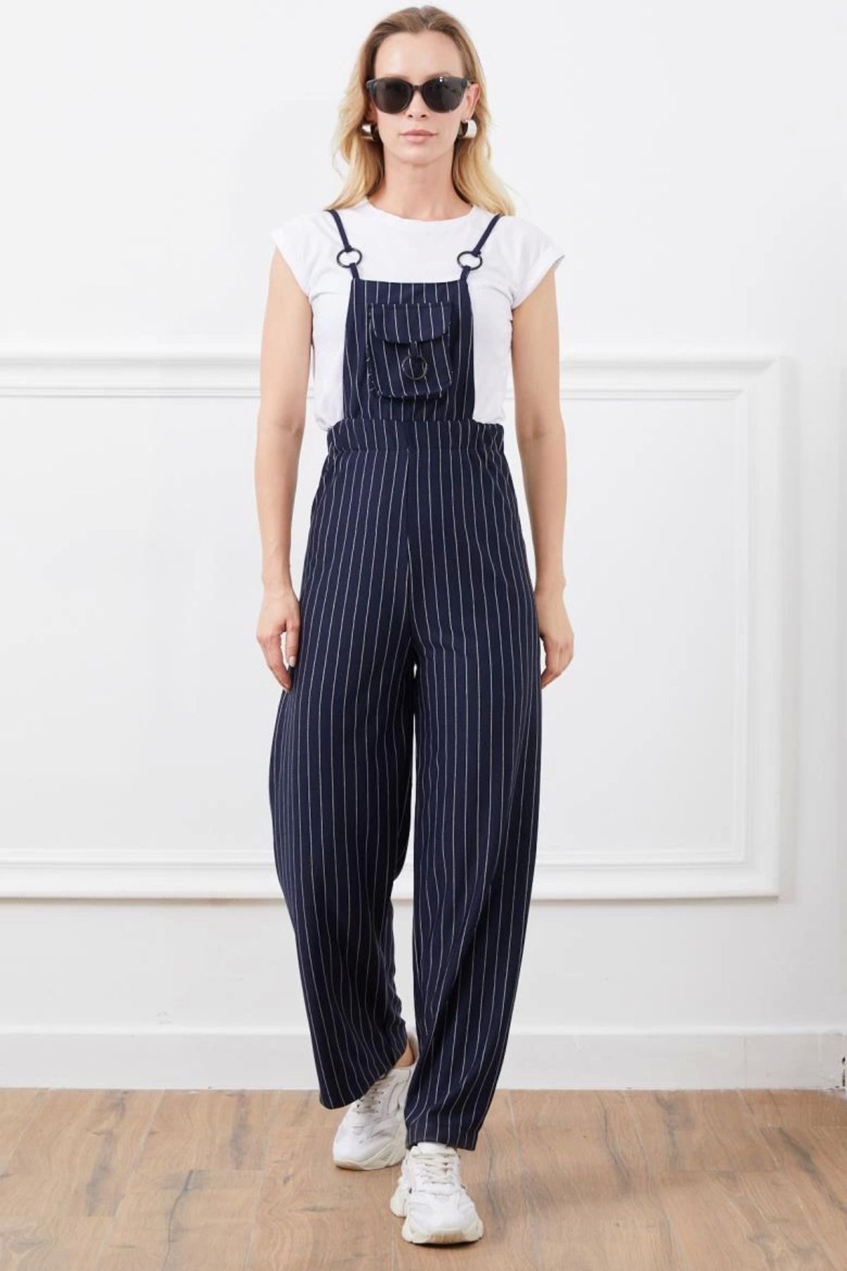 ETİLER COLLECTION İp askılı beli lastikli tulum