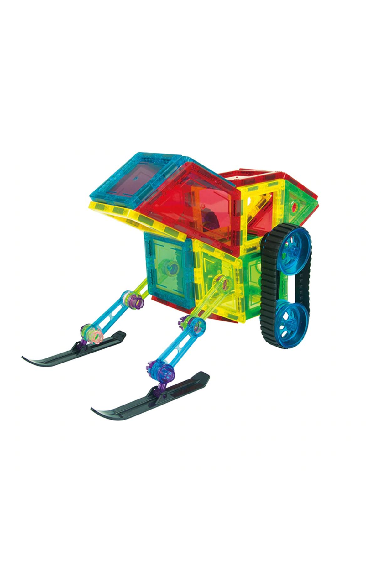 İSP-Set de Constructie Magnetic cu 130 Piese, Educativ si Creativ, "LikeSmart MAG 130", Numeroase Posibi 3