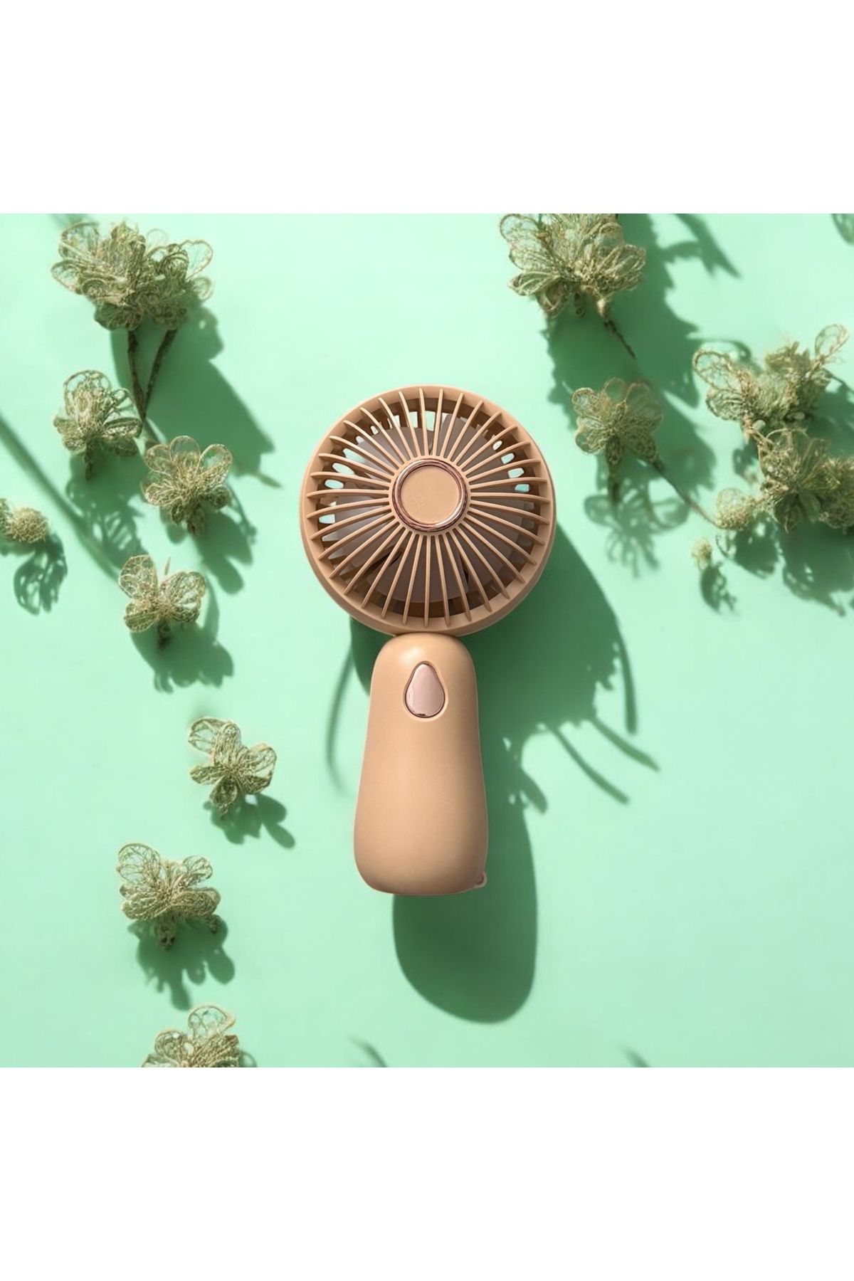 tuva modern Şarjlı Masa ve El Fan Taşınabilir Şarjlı Edilebilir Mini Fan