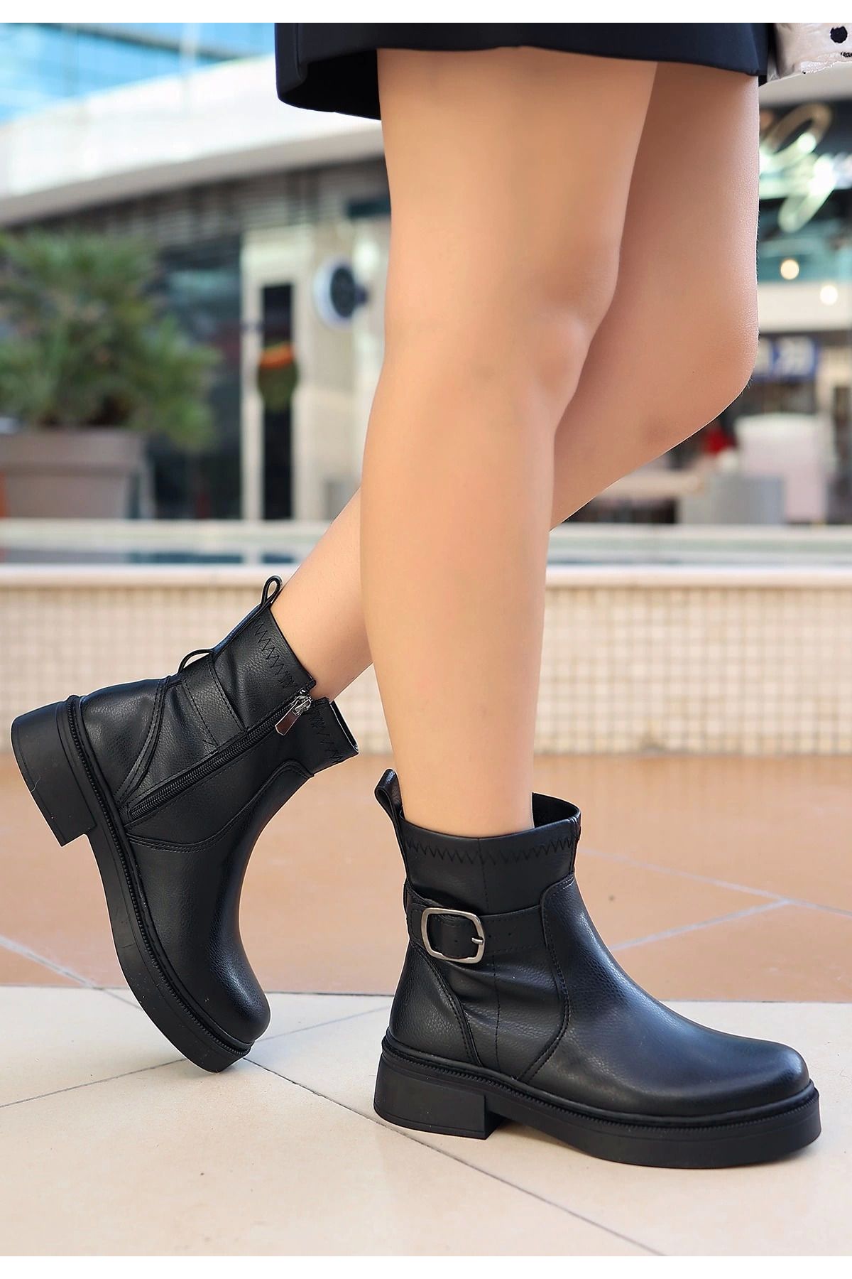 ETİLER COLLECTION Opper Siyah Cilt Bot