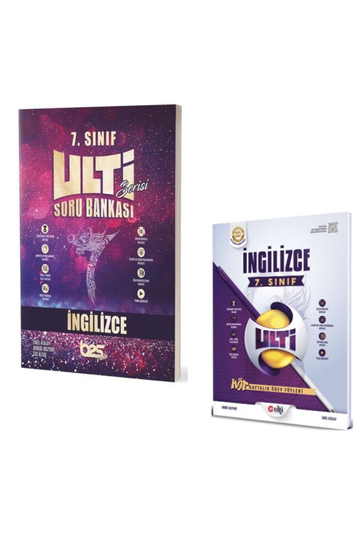 Bes Yayınları Ulti Yayınları 7. Sınıf İngilizce Haftalık Ödev Föyleri ve Soru Bankası