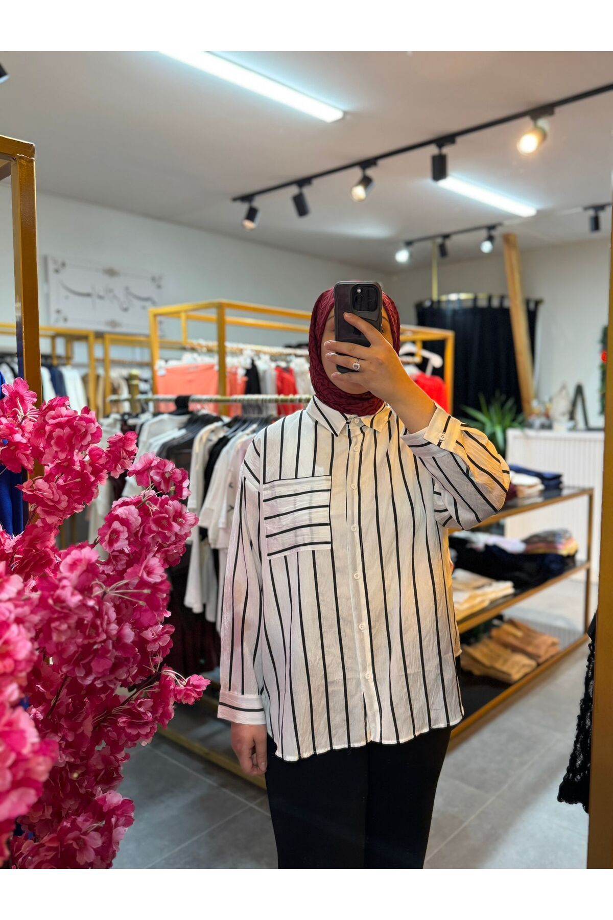 Büşra Fashion Renkli Gömlek