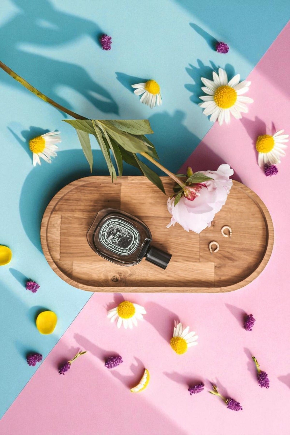 OK Wood Lüks Doğal Ahşap Oval Sunum Tepsisi 17.5x35 cm | Servis, Dekor, Organizer Çok Amaçlı Tepsi Modeli