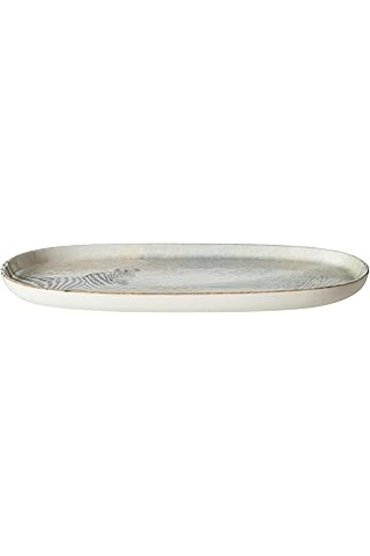 Mu Art Ahşap Concept Wild Düz Kayık Tabak 34 Cm