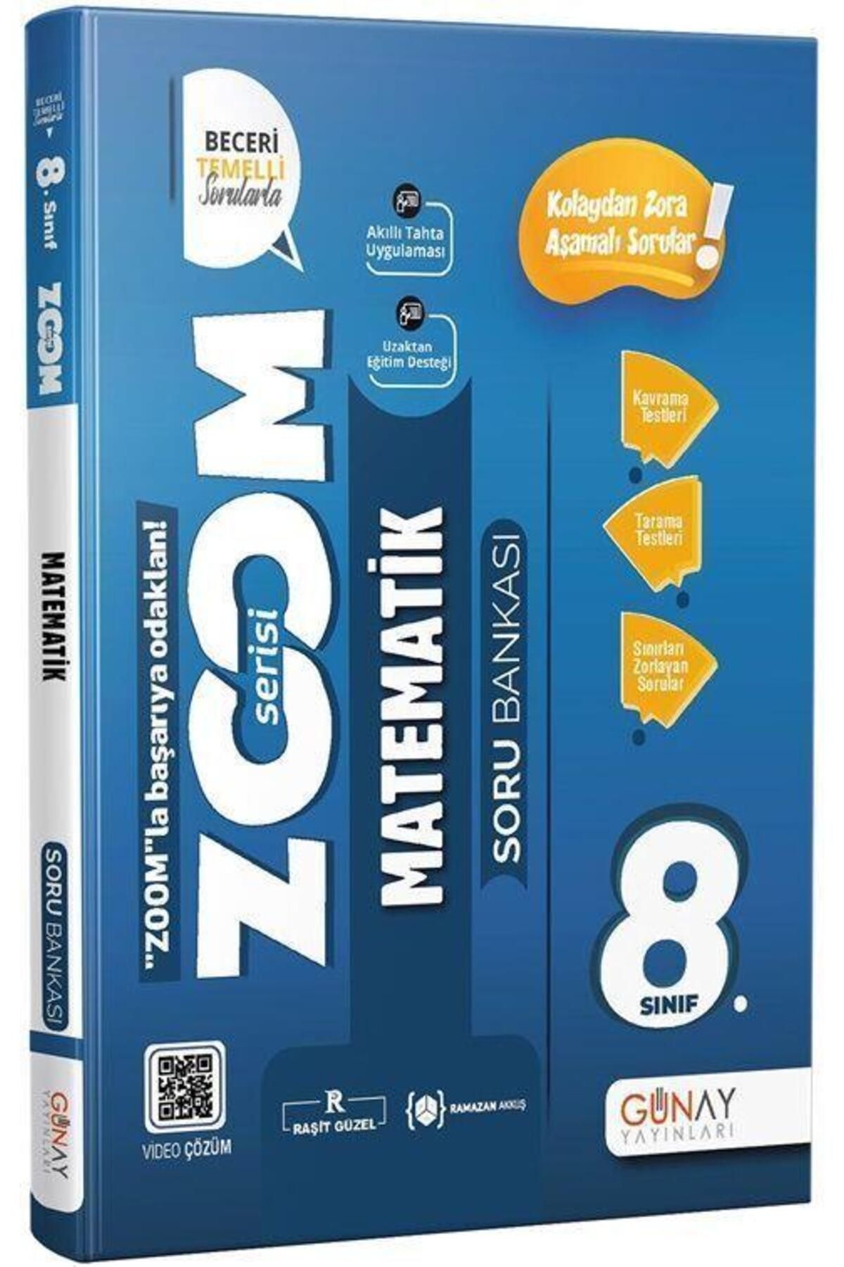 Ankara Kitap Merkezi 8. Sınıf Matematik Zoom Soru Bankası Günay Yayınları