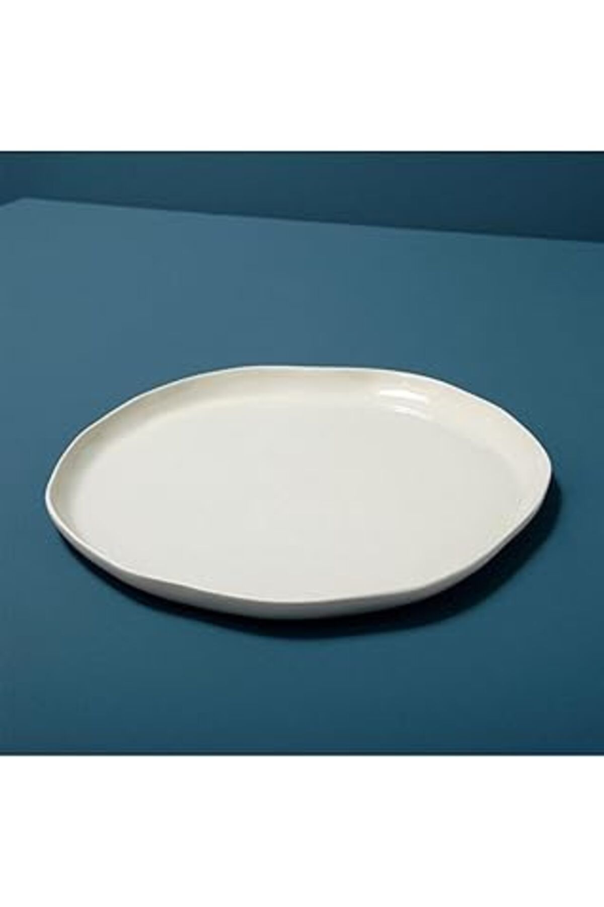 ASİTAN Be Home Stoneware Çap 29 Cm Beyaz Taş Tabak
