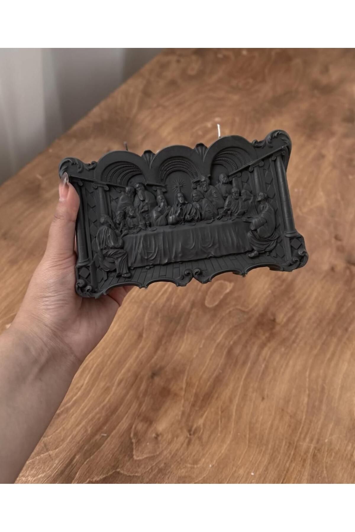 SCA CANDLE Dekoratif Mum Son akşam Yemeği Siyah Renk