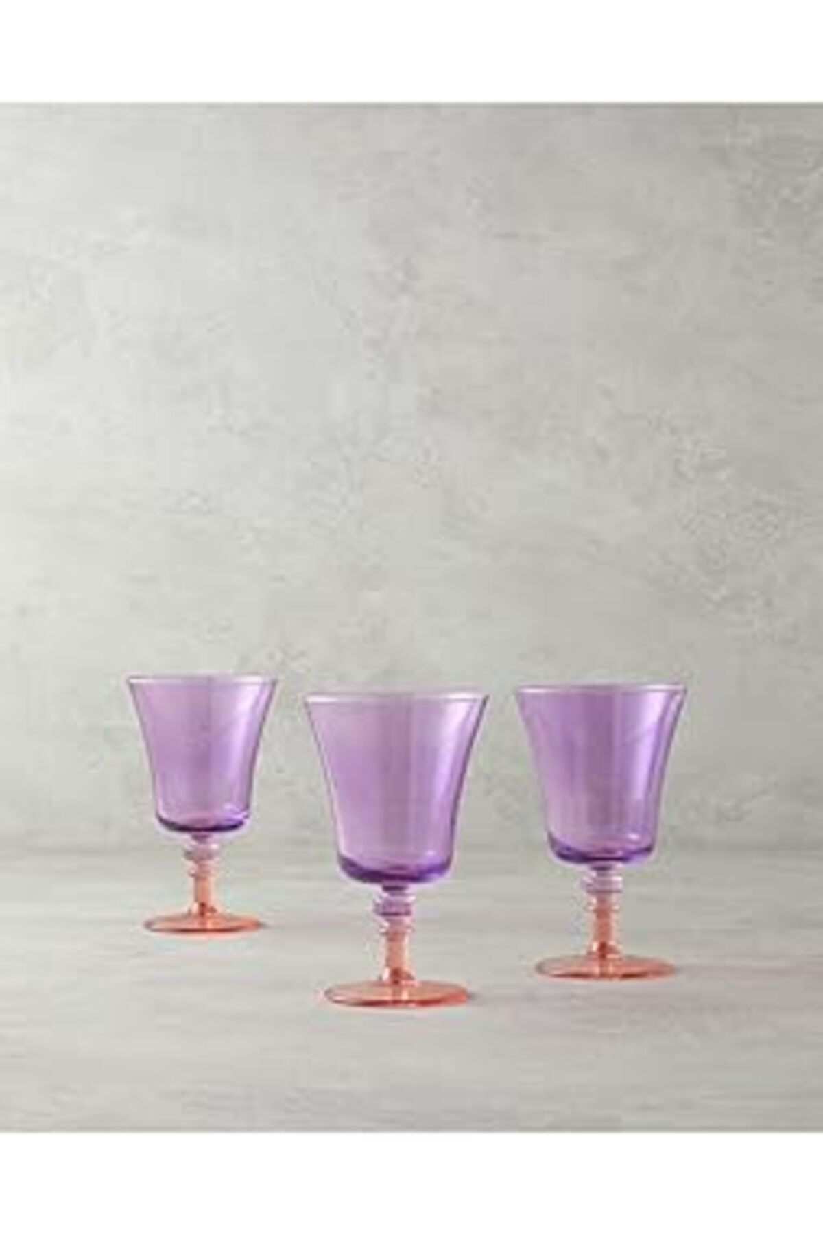 ASİTAN English Home Berry Cam 3'Lü Cup 280 Ml Pembe - Turuncu