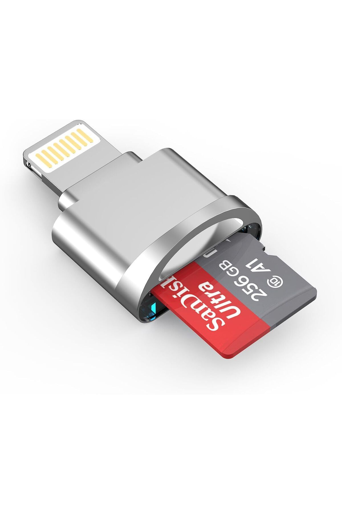 Corsair iPhone iPad Micro SD Kart Okuyucu, [Apple MFi Sertifikalı] Lightning - Micro SD/TF Kart Okuyucu