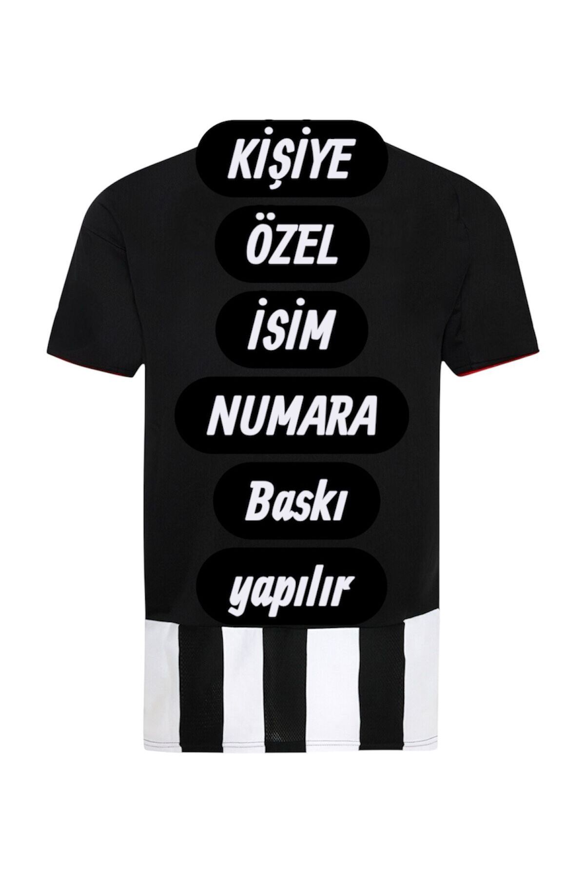 FOLKLORİST Kişiselleştirilebilir İsim Ve Numara Baskılı- Beşiktâş Yetişkin Futbol Fôrmasi Set