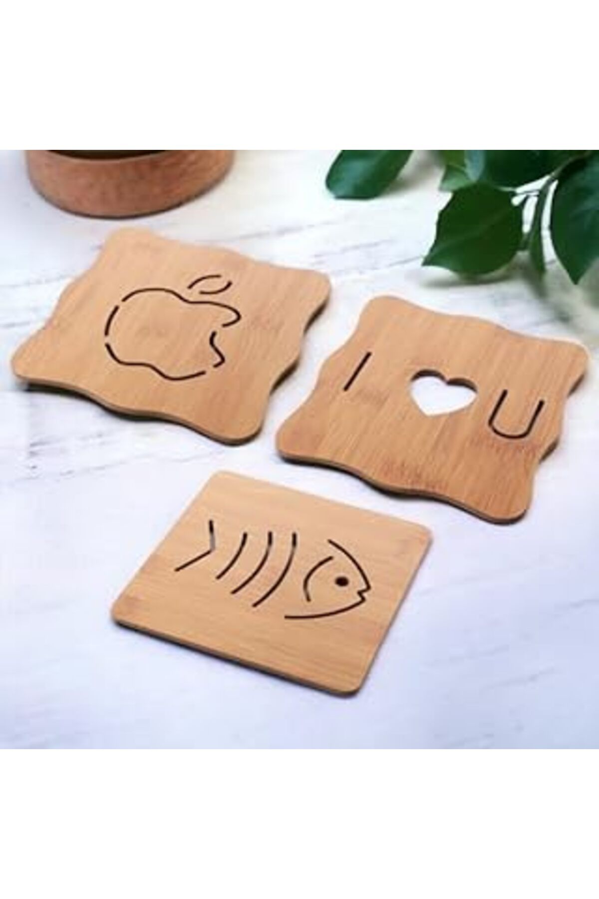 Mu Art Ahşap Deconox Bambu 3'Lü Nihale Seti, Bambu Lüx 3'Lü Nihale Seti, Mutfakta Fonksiyon Ve Şıklığı Bir Arada