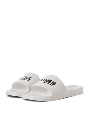 Jack & Jones Jfwollıe Slıder Ln Erkek Beyaz Terlik 12236477 White