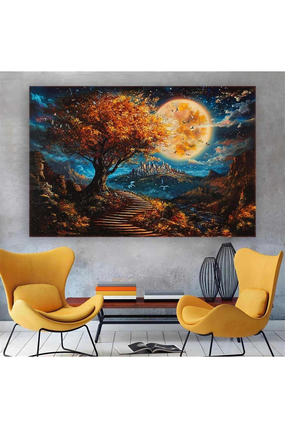 Ritmo Canvas Ormanın Yolu 4 Kanvas Tablo