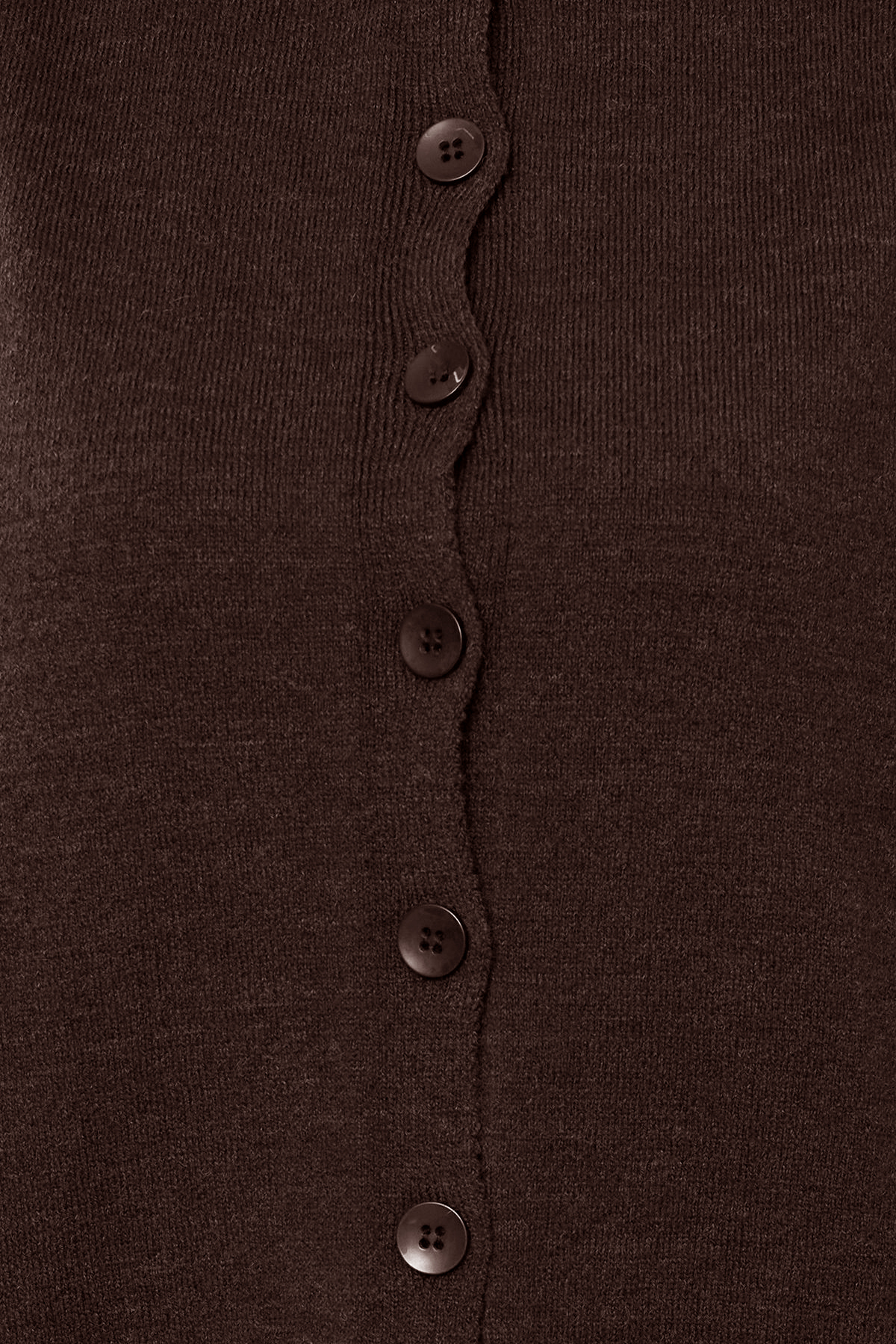 Trendyolmilla  Kahverengi Yünlü Ceket Görünümlü Triko Hırka TWOAW25HI00049 - Görsel 4