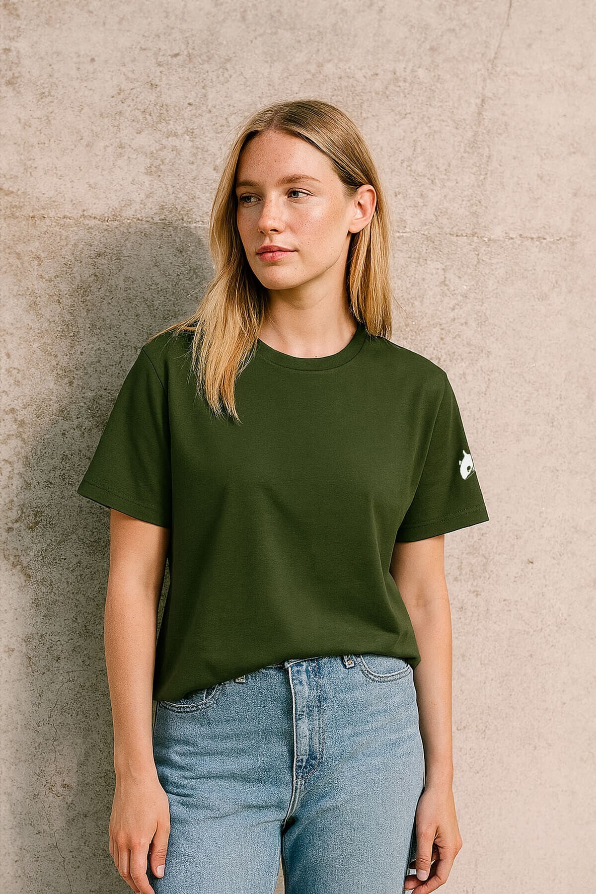 Women's Crew Neck Basic Plain Short Sleeve T-shirt