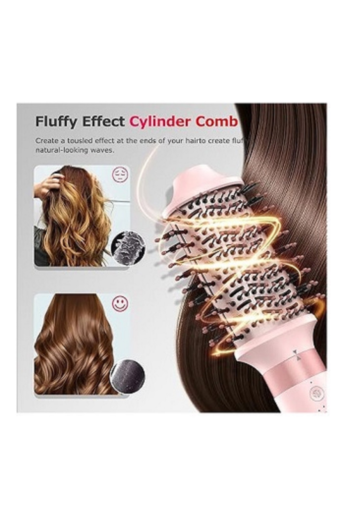 MESCOMB-5-in-1 Hair Dryer Set With Ions, 110,000 Rpm, 23 M/s, <75 Db, 360 Rotating Cable, 2 Curling Irons 4