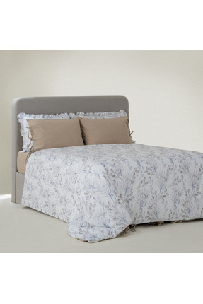 Ecocotton Karina Çift Kişilik Nevresim Takımı %100 Pamuk Ütü Istemeyen Baskıl...