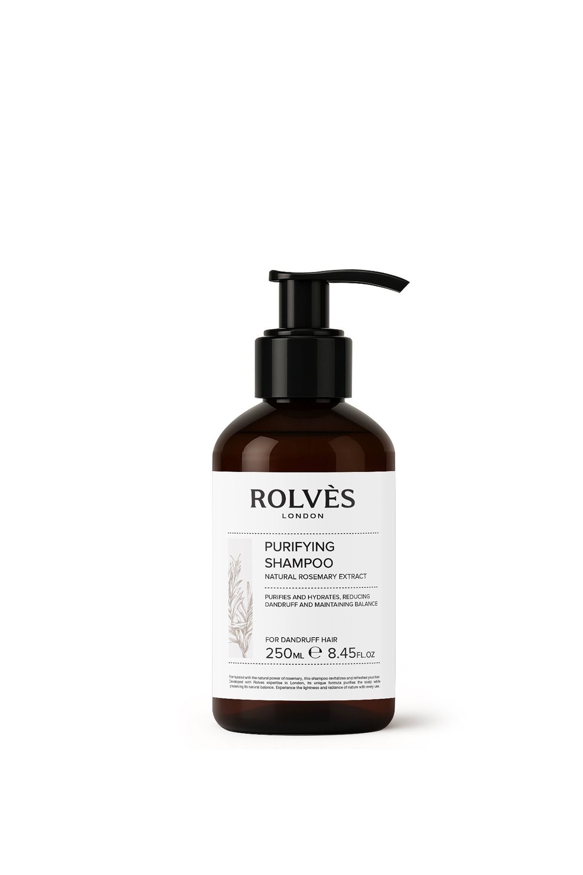 ROLVES Kepek Karşıtı Arındırıcı Biberiye Özlü Şampuan 250 ml