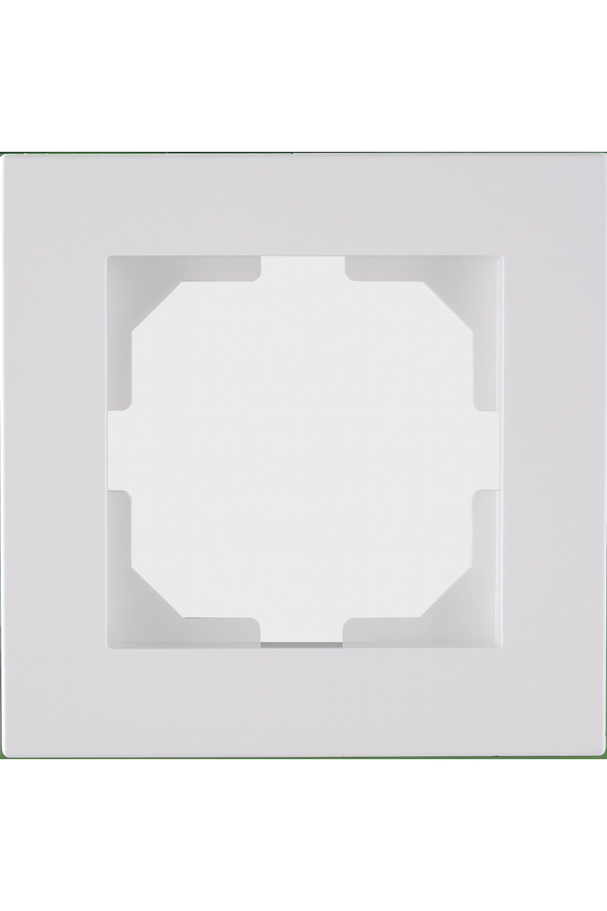 Ledarmy-Karen White Single Socket Frame Modern and Durable Frame 1