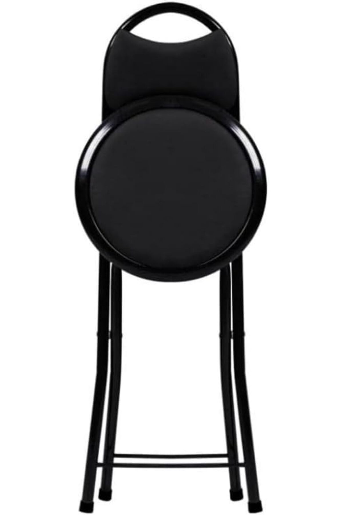 كرسي صلاة قابل للطي ، سهل الاستخدام والتحريك، لون أسود